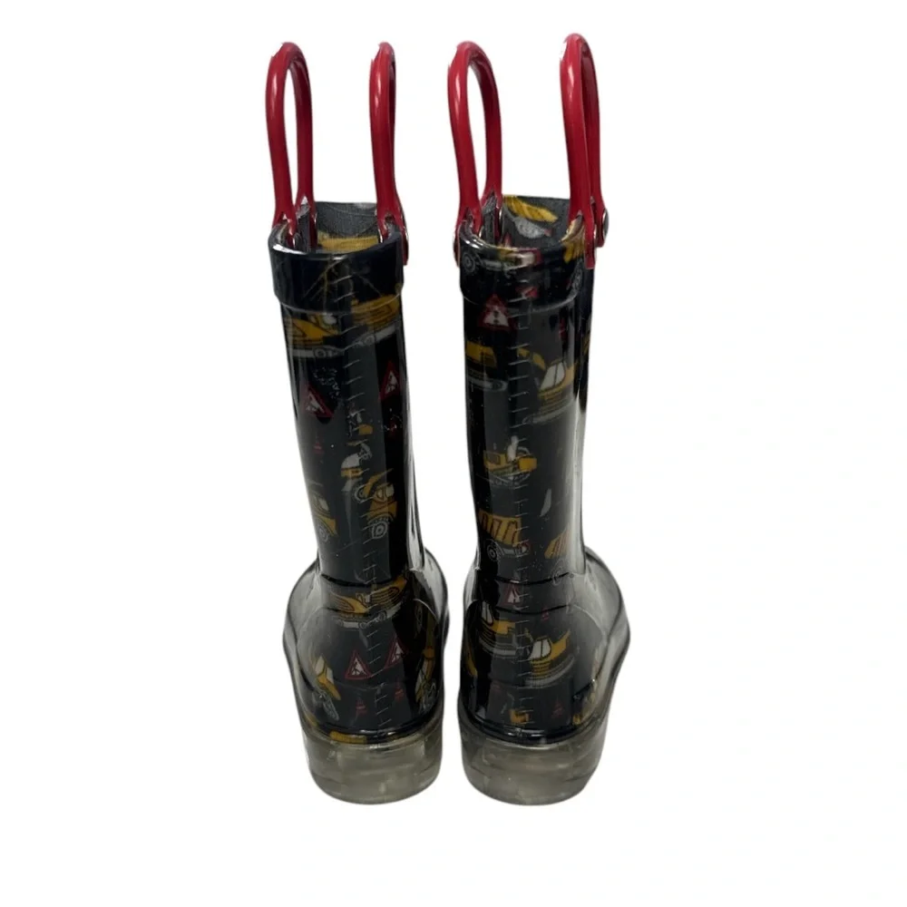 Rain boots construction workers